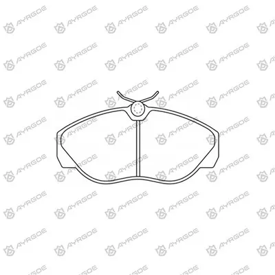 PN0290W bremseklodser til VW Rabbit