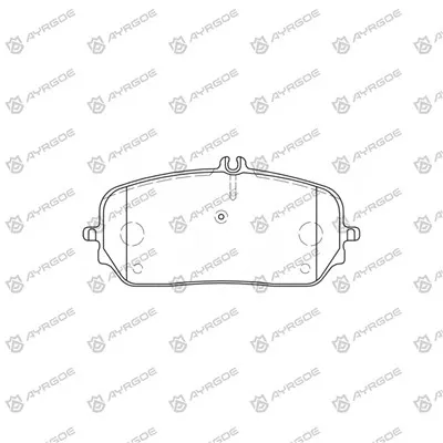PN0942 Bremseklodser til Mercedes-Benz GLS480 Maybach 167967