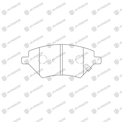 PN8002 bremseklodser til Chery Tiggo 4 SQR7200